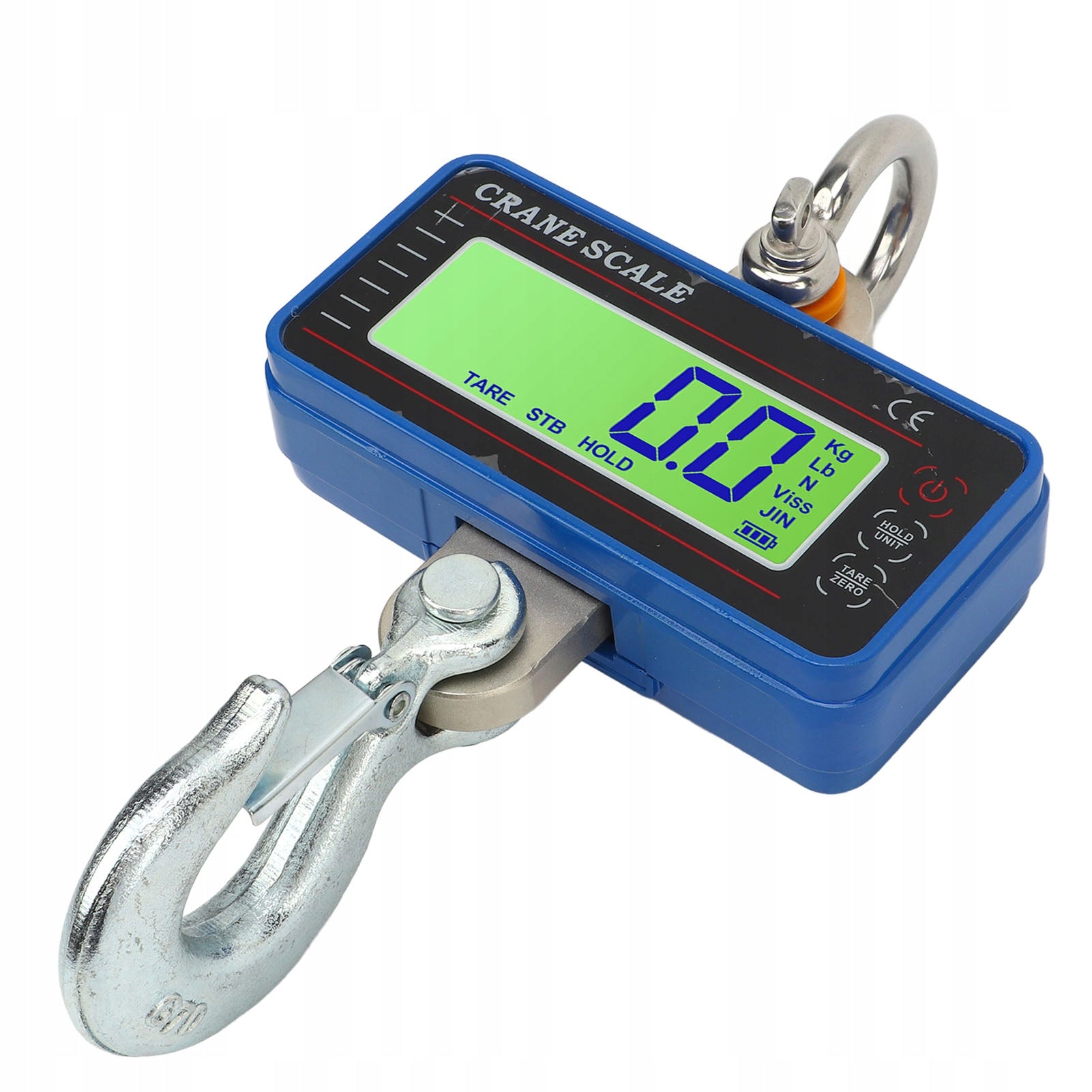 Electronic crane scale, wireless hook scale LED display with ek
