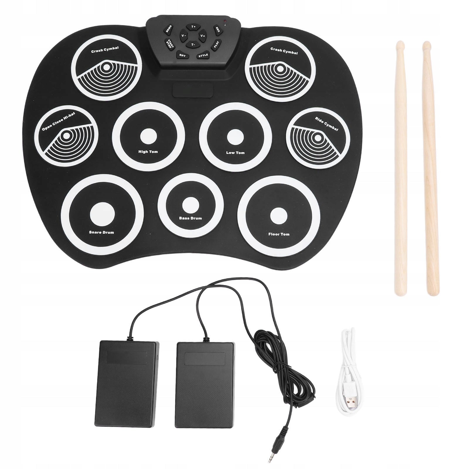 Electronic drum set with 9 training pads 3,5 mm jack MF Manufacturer code AG250907111755