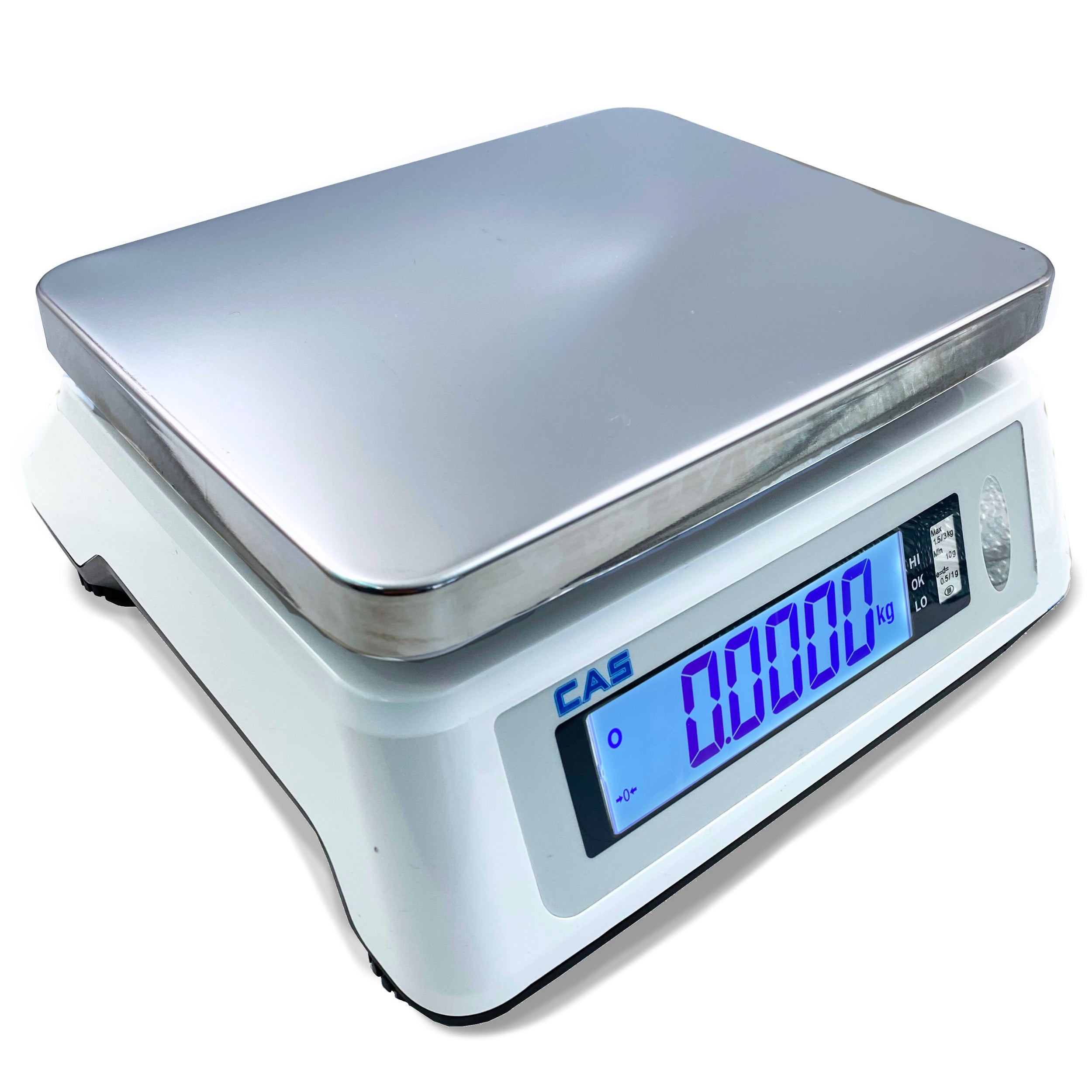 Electronic scale CAS SWN-3CC LCD range 1,5/3 kg LEGALIZED Packaging status original