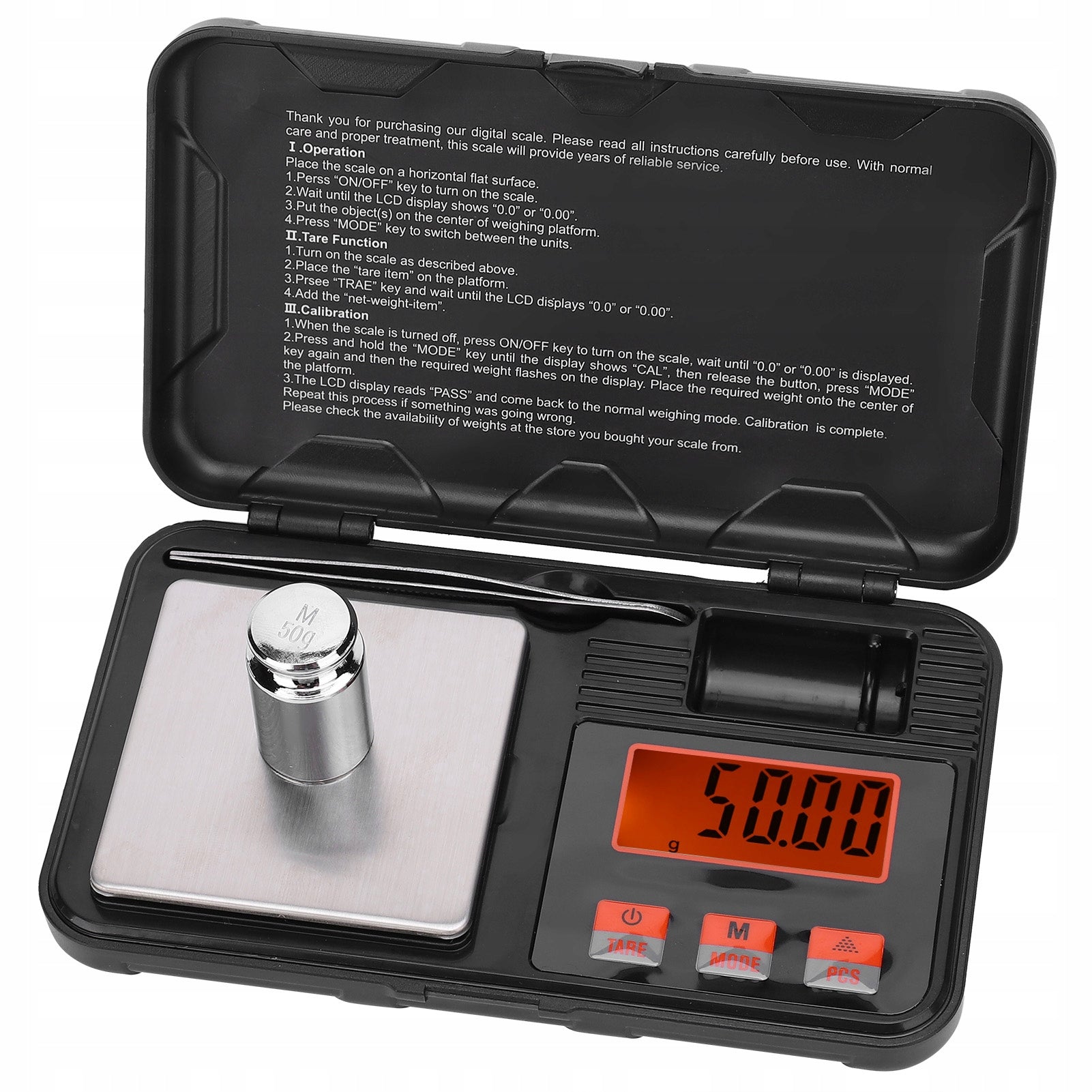 Electronic scale, mini jeweler scale for safety measurement Manufacturer code AG260101106738