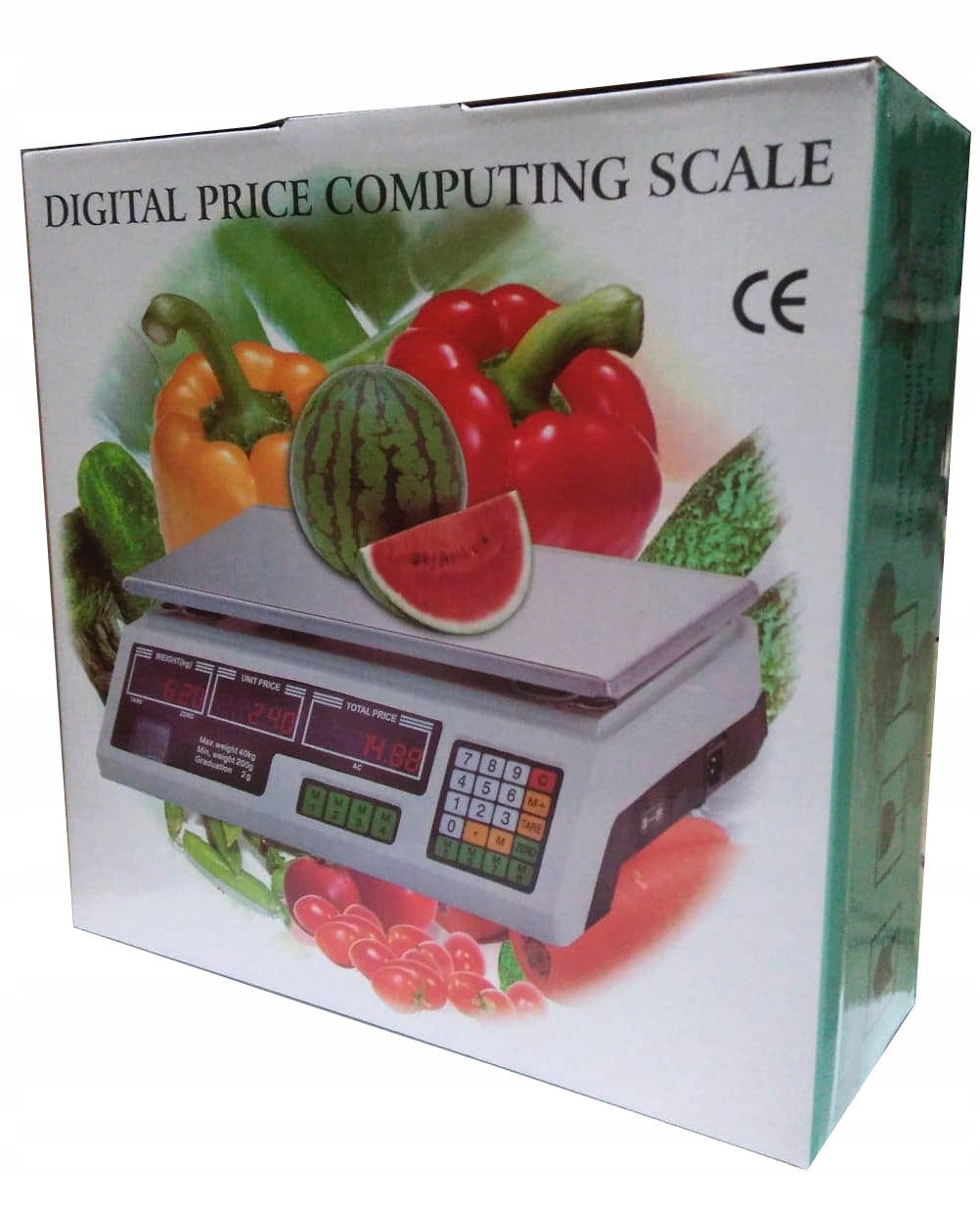 Electronic shop scale up to 40Kg 2 displays Brand no brand