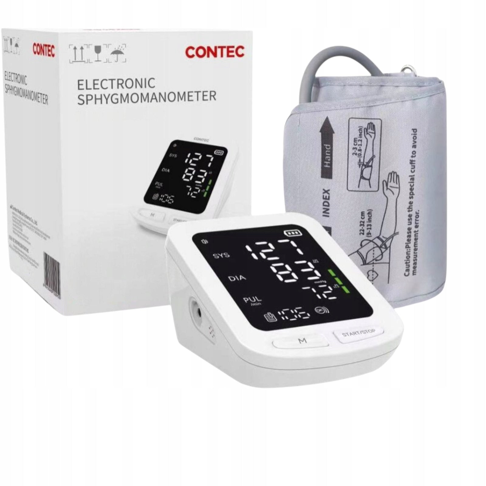 Electronic shoulder blood pressure monitor + as a gift 4 batteries