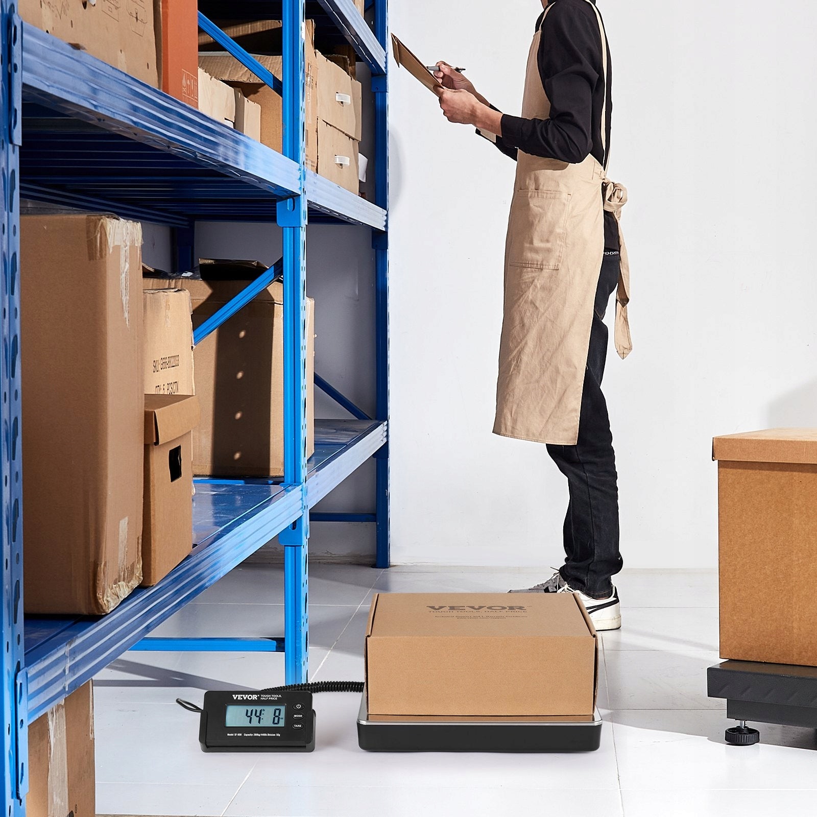 Electronic warehouse scale warehouse postal goods 150 g-200 kg Manufacturer code 5907021442602waga wysyłkowa