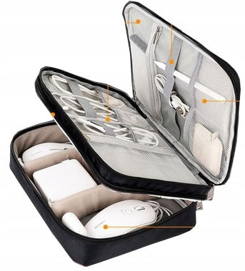 Electronics Travel Case Organizer Cables Travel Digital Bag Large Packaging status original