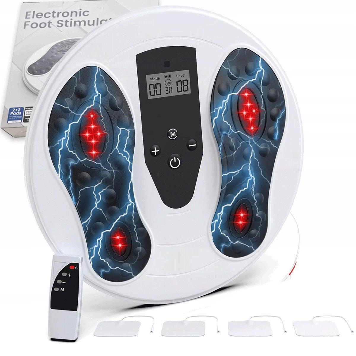 Electrostimulator Foot Massager With Infrared Relaxation With Infrared