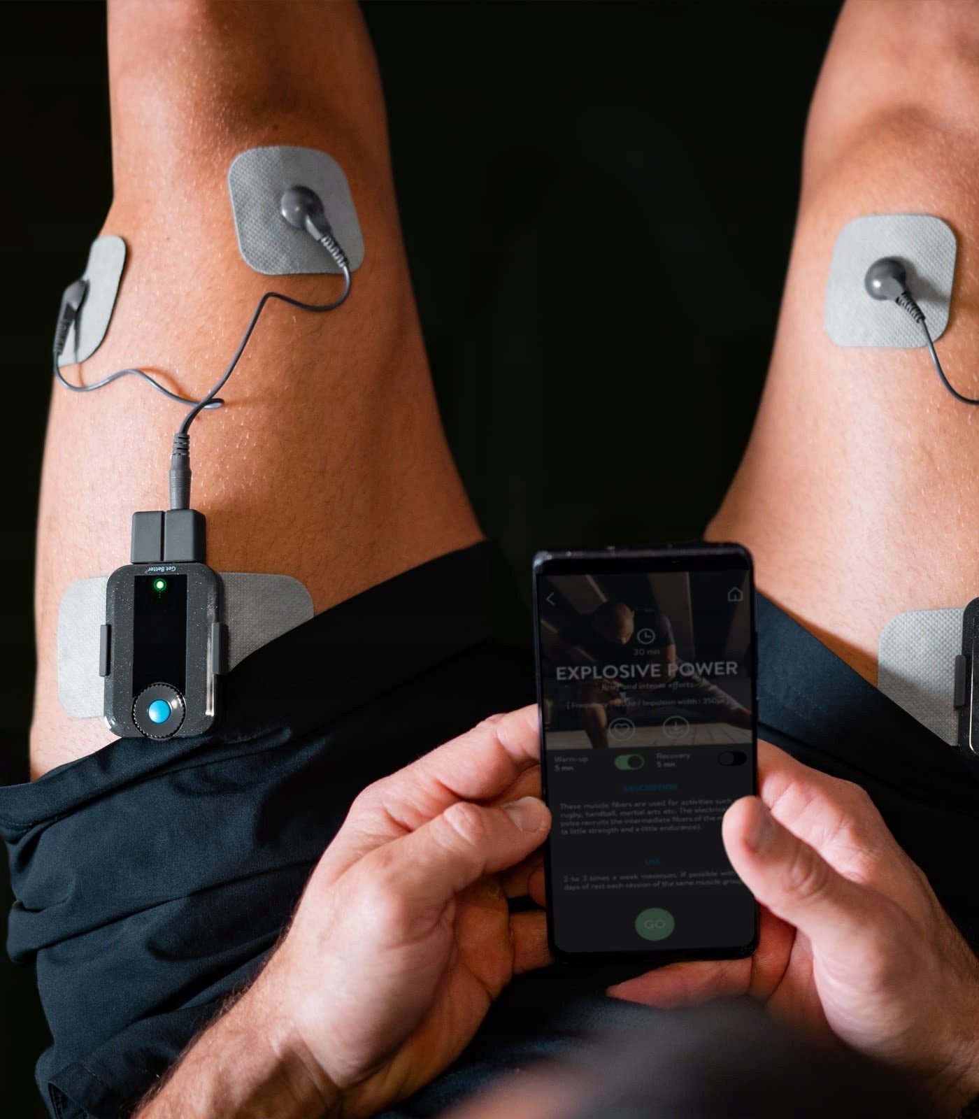 Electrostimulator for Muscle Building Bluetens PRO Size universal