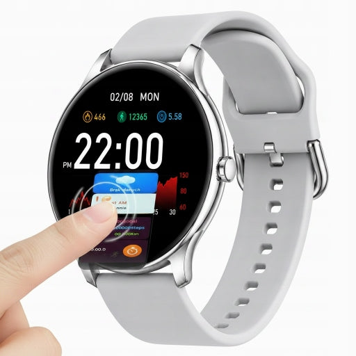 Elegant Smartwatch Women's Sugar Measurement BT Talk Activity Android iOS Brand Smart-Trend