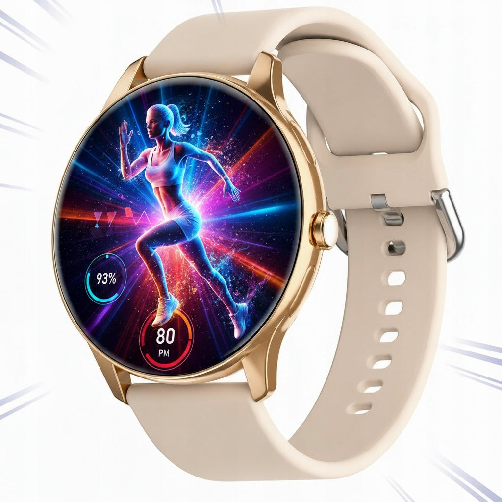 Elegant Smartwatch Women's Sugar Measurement BT Talk Activity Android iOS Packaging status original