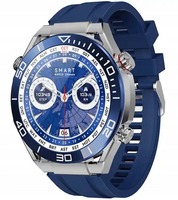 Elegant Timepiece Silver Elegant Sports Men's Smartwatch Silver Brand no brand