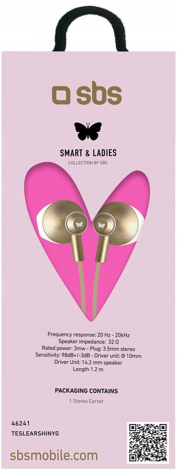 Elegant and timeless SBS Shiny TESLEARSHINYG earbuds