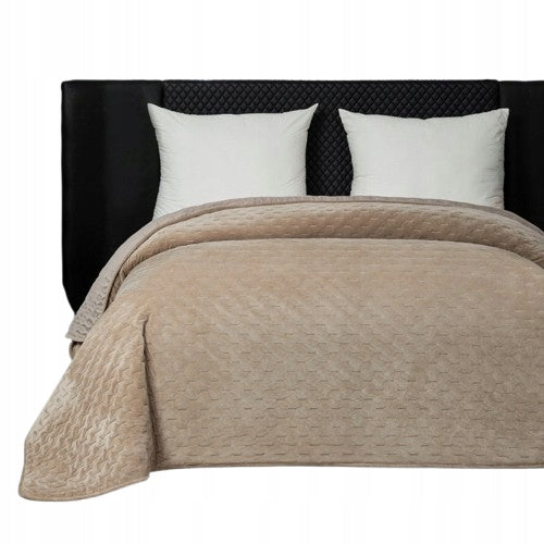 Elegant bedspread 170x210 cm with beige piping Manufacturer code 170 NNY 3078