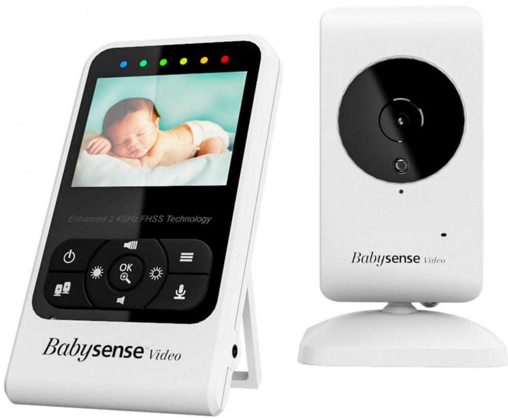 Elektronická chůvička BabySense bílá Brand BabySense