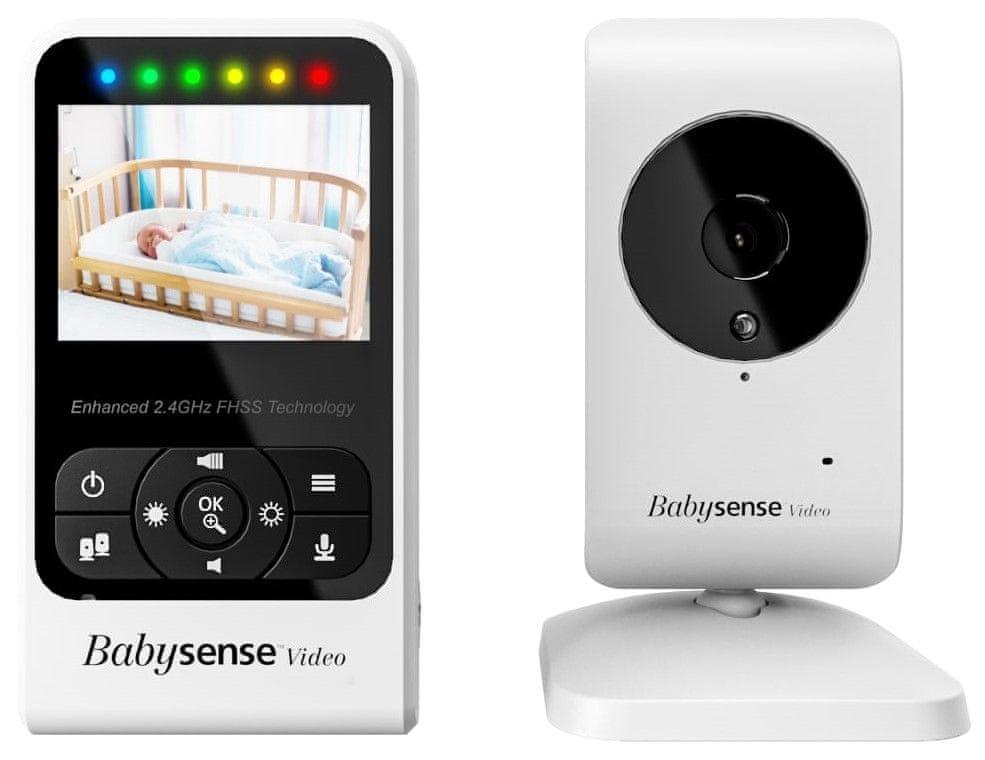 Elektronická chůvička BabySense bílá Kind electronic nanny