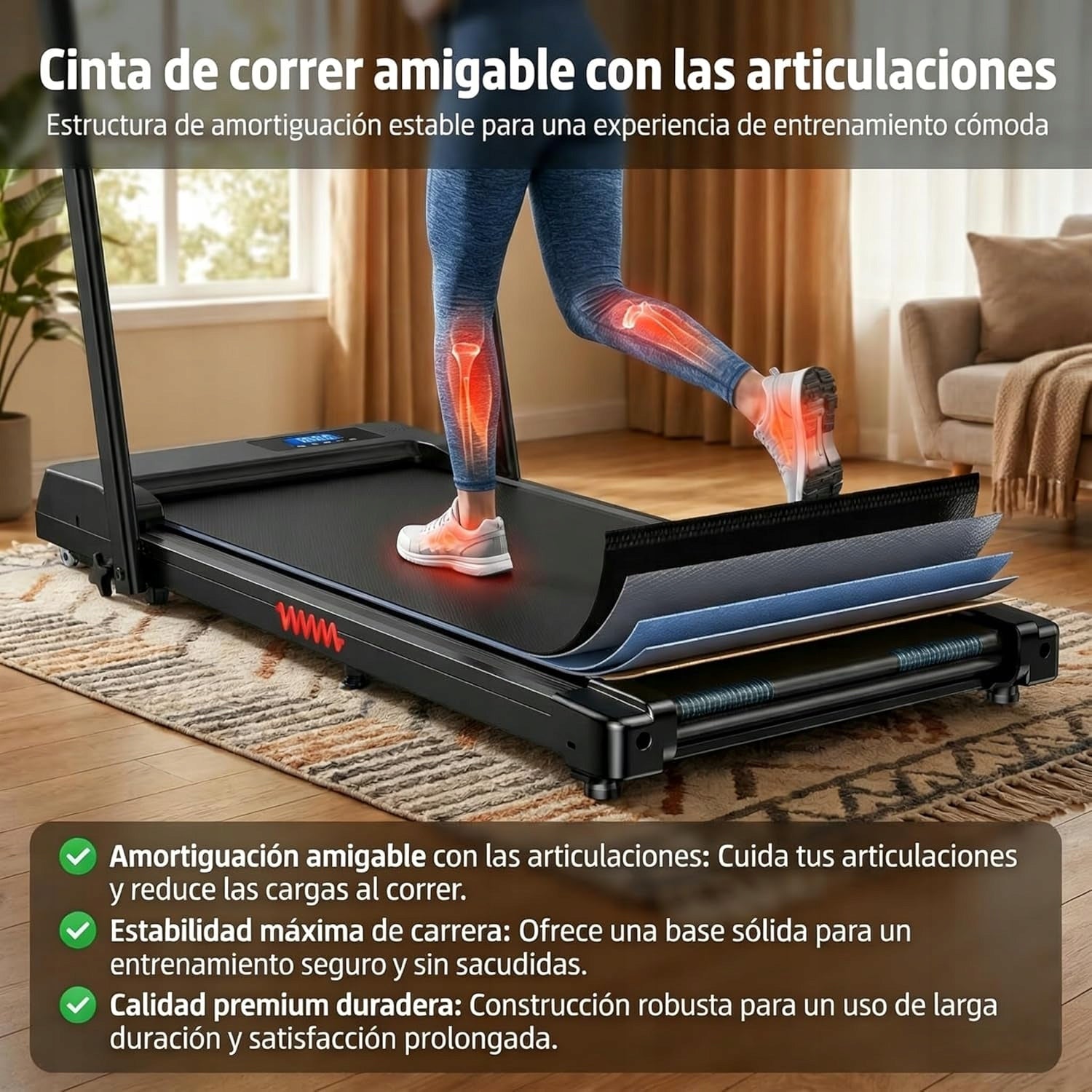 Elektryczna bieżnia Athletic Standard do 120 kg QK-3018 Kind electric