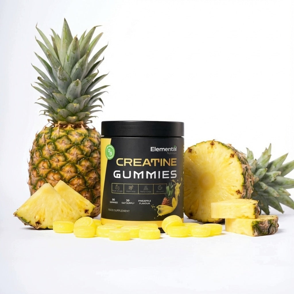 Elemental Nutrition Creatine Monohydrate 5000mg - Pineapple Gummies 90 pcs Brand Elemental Nutrition
