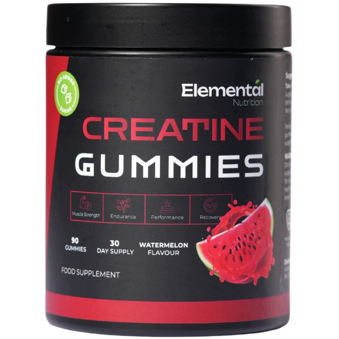 Elemental Nutrition Creatine Monohydrate 5000mg - Watermelon Gummies 90 pcs Expiration date at least 1 year from the date of purchase
