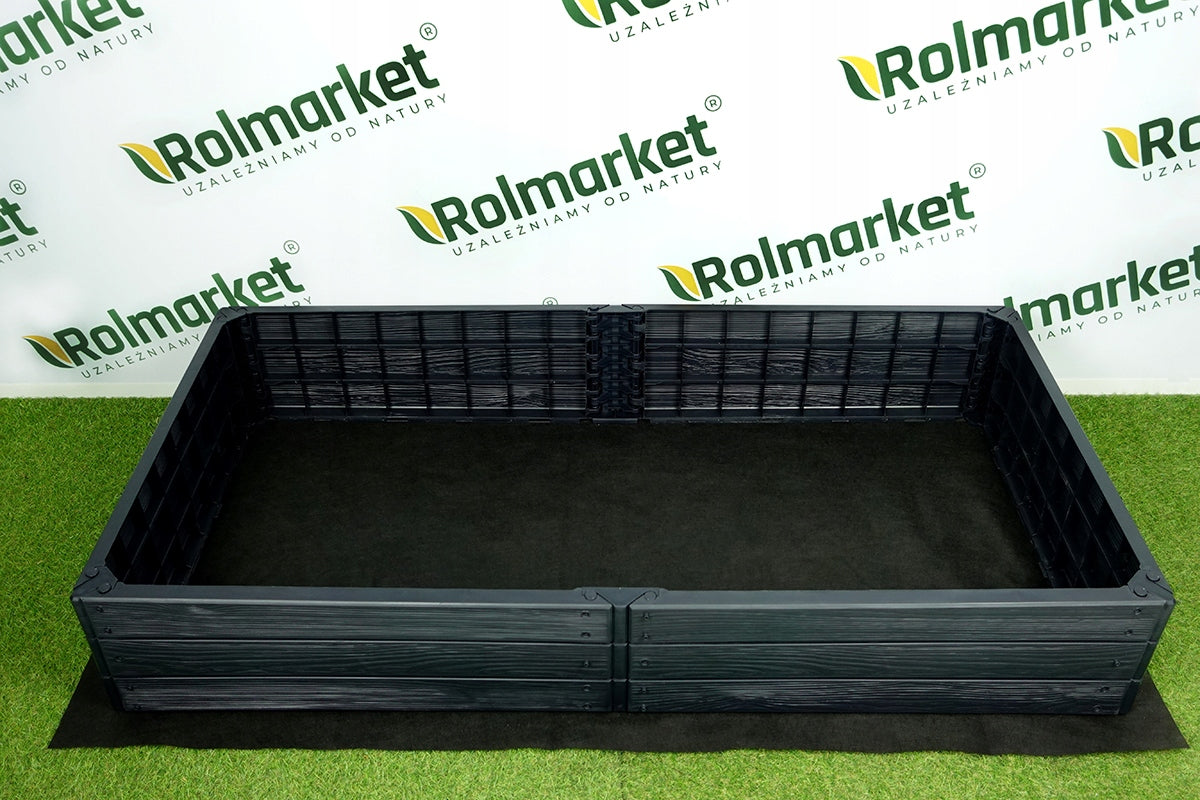 Elevated Garden Bed Discount Large Vegetable Box Vegetables and Bottom Color gray