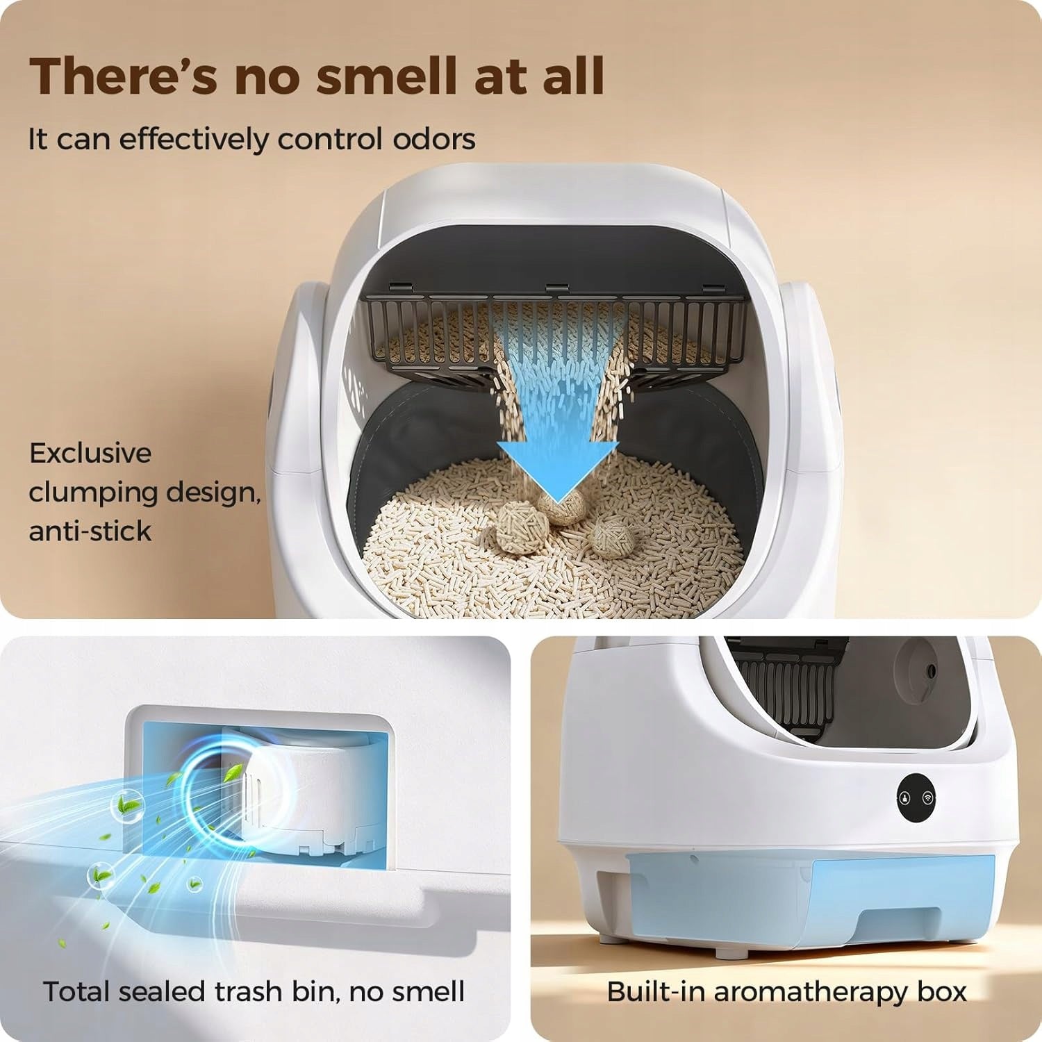 Ellenpent Automatic Cat Cuvette WiFi APP Self-Cleaning Large Manufacturer code B0G3XV7ZKY