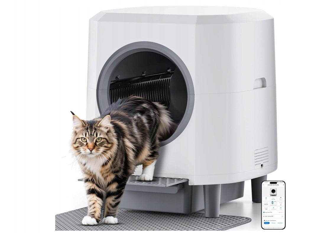 Ellenpent Automatic Smart Self-Cleaning Cuvette Smart Wi-Fi 90L