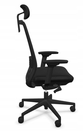 Elovie Ergonomic Swivel Office Chair with Headrest NOWY STYL black Manufacturer code Elovie Mesh HRT