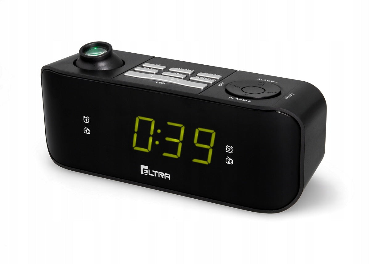 Eltra radio alarm clock Kasia with LED display projector brightness adjustment Manufacturer code 203P