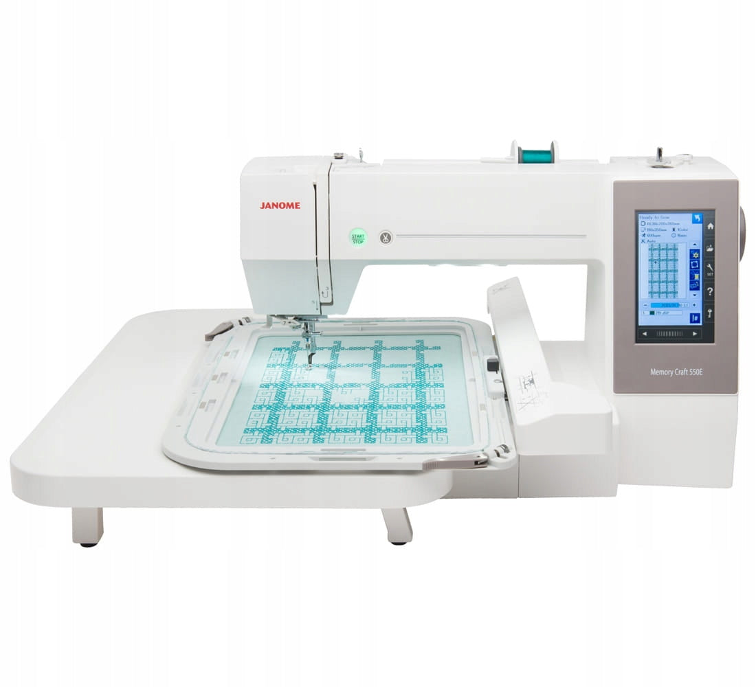 Embroidery machine Janome MC550E computer 360x200 mm polish menu characters Model MC550E