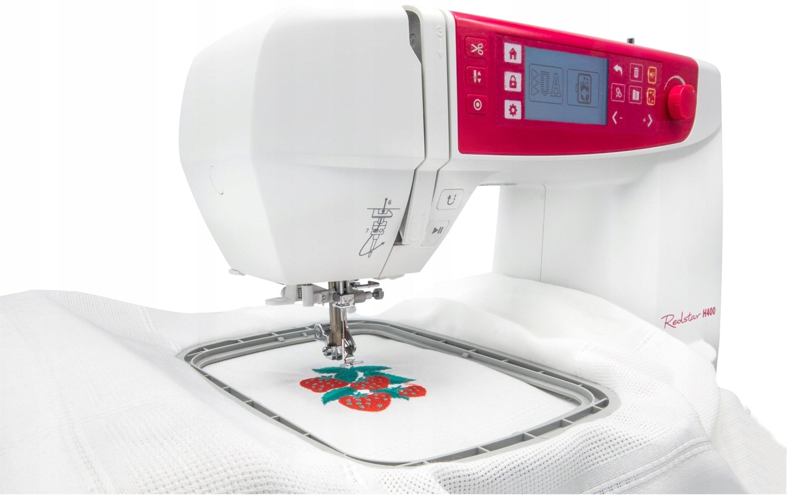 Embroidery machine REDSTAR H400 + Program for embroidery and 100 embroidery freebie Brand Redstar