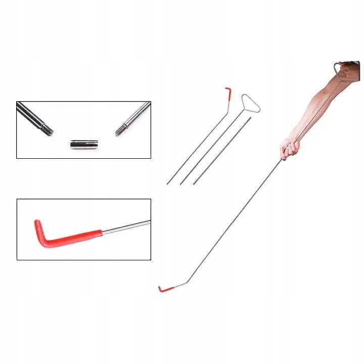 Emergency Car Door Opening Kit Crowbar Wedge Folding Rod Twisted Manufacturer code HT-LT-8A