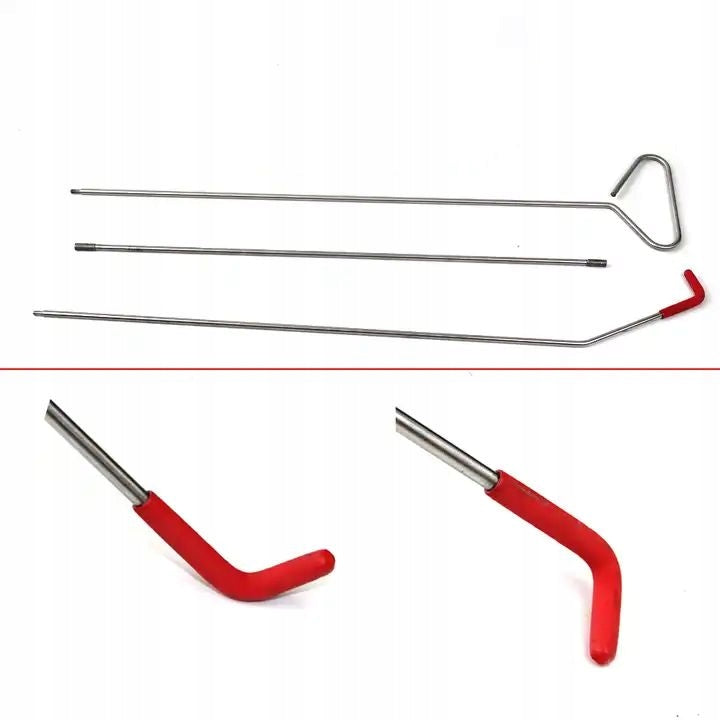 Emergency Car Door Opening Kit Crowbar Wedge Folding Rod Twisted