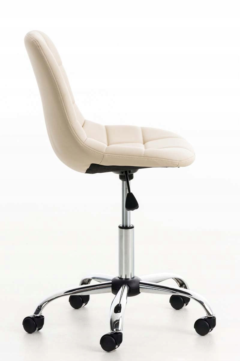 Emil office chair with eco-leather, cream Brand CLP