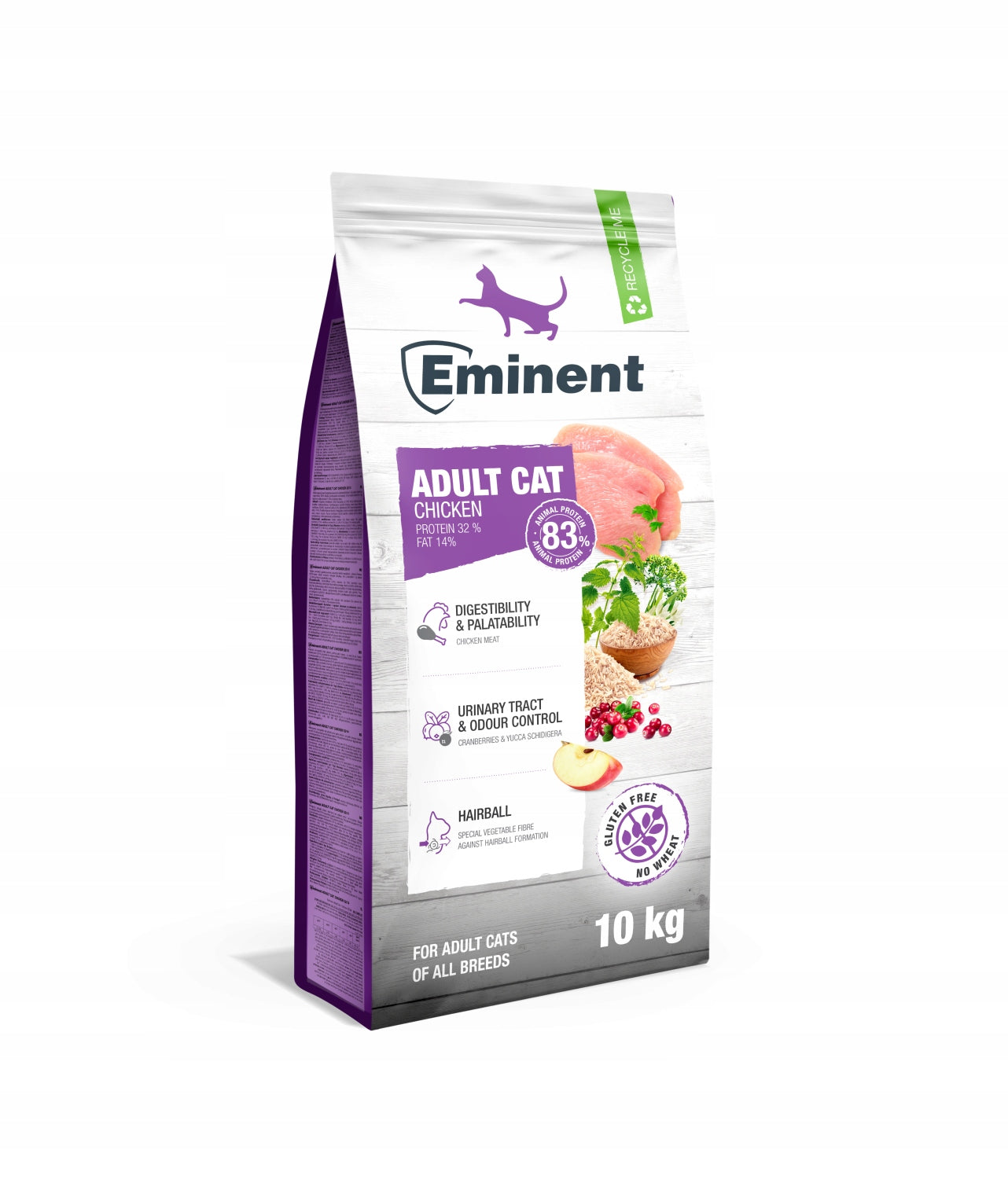 Eminent Cat Premium Adult Chicken 32/14 10kg Manufacturer code E8591184005315