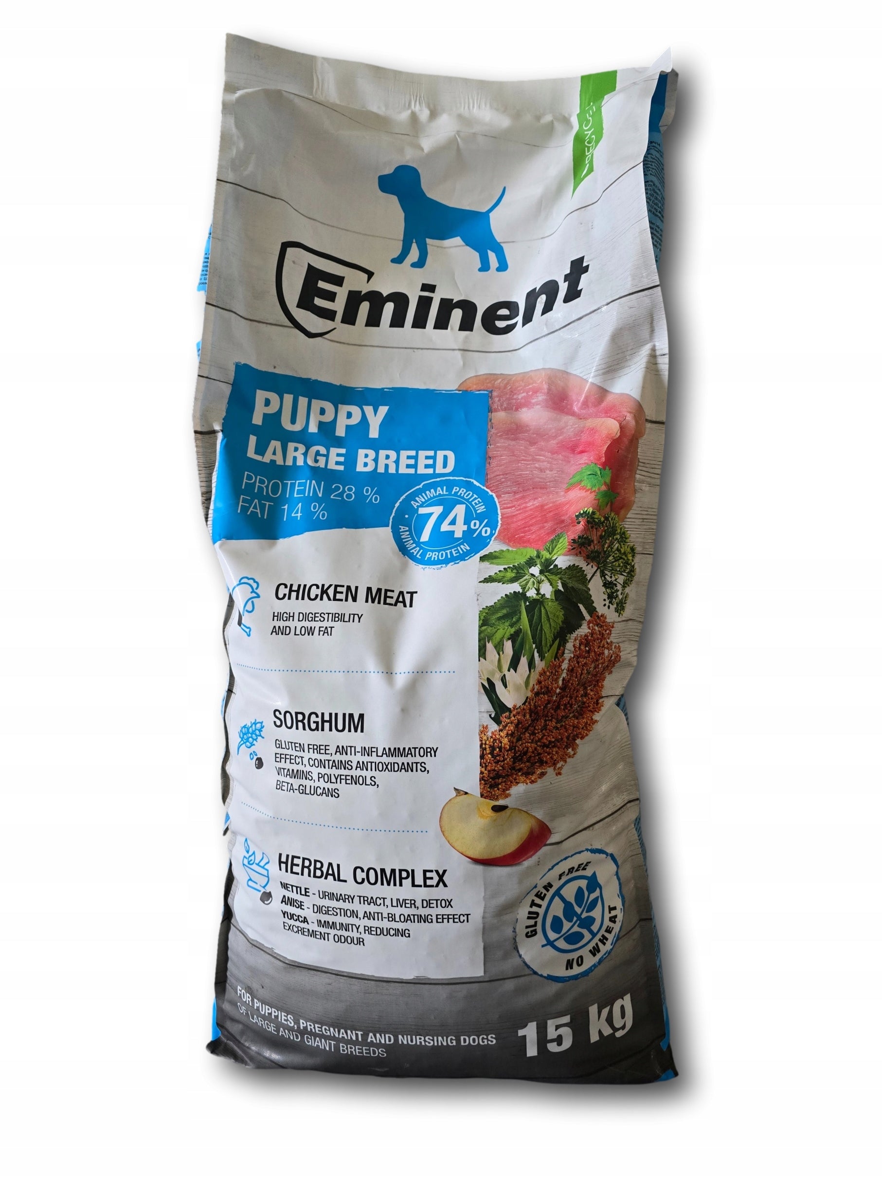 Eminent Puppy Large Breed 28/14 Large Breed Puppy Food 15kg Brand Eminent