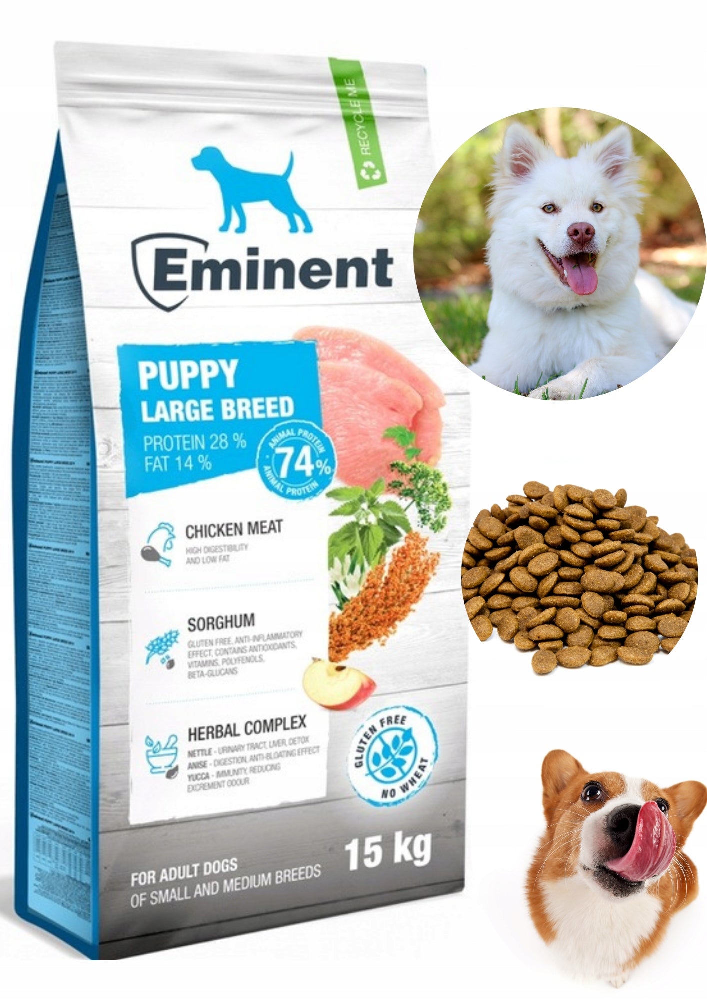Eminent Puppy Large Breed 28/14 Large Breed Puppy Food 15kg