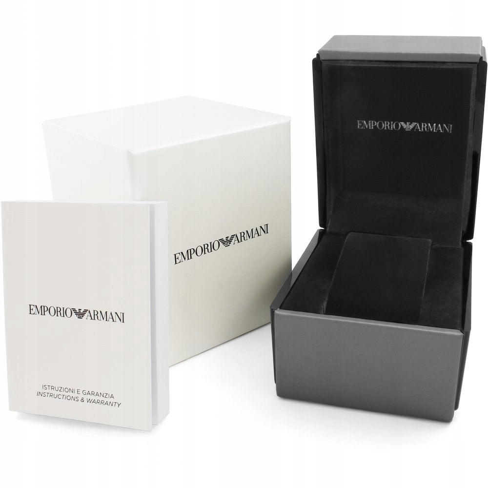 Emporio Armani AR5906 Women's watch Black strap Black dial 39mm + box Brand Armani