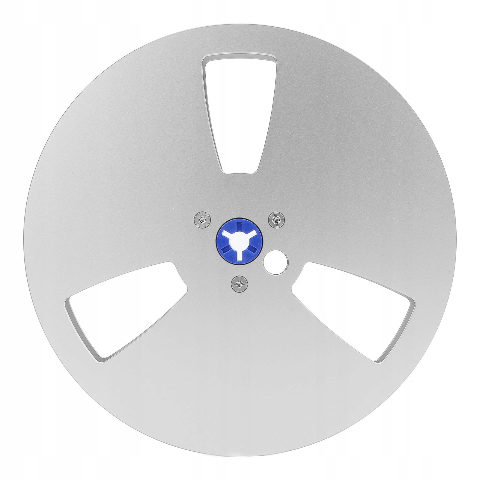 Empty spool with tape, aluminum alloy, 3 holes 1/4 7 inches, bend resistant