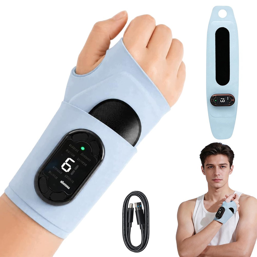 Ems Wrist Massager 8 Massage Modes, Hand and Elbow Pain Relief