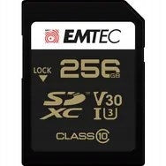 Emtec ECMSD256GXC10SP flash memory 256GB SDXC UHS-I Class 10 Card capacity 256 GB