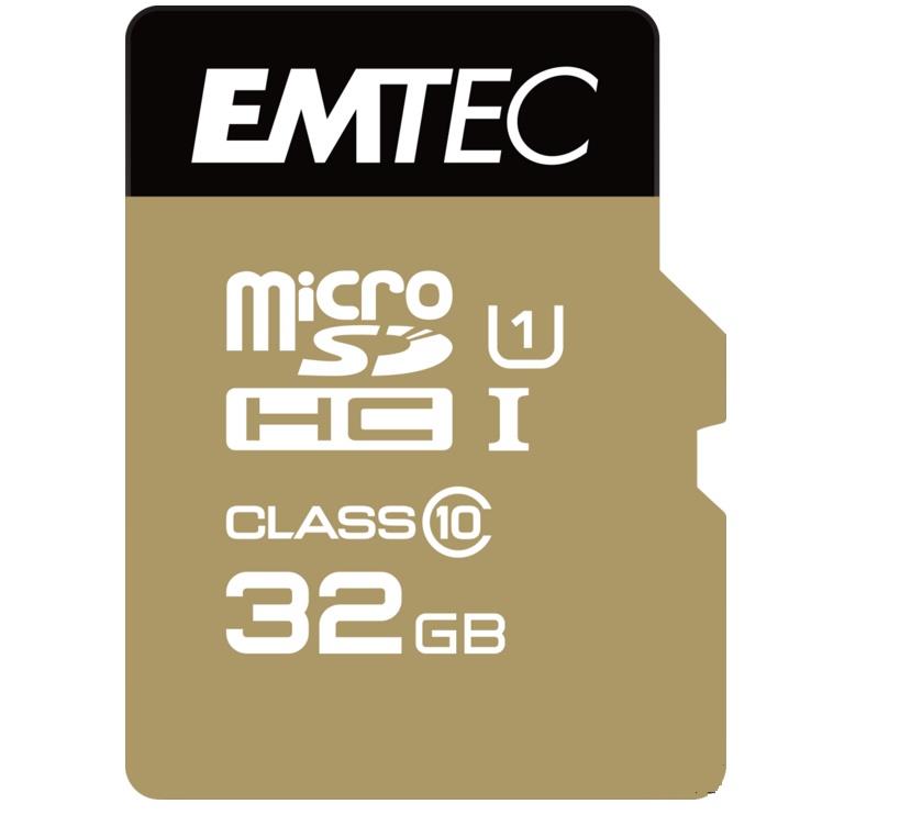 Emtec microSD Class 10 Gold+ 32GB MicroSDHC Class 10
