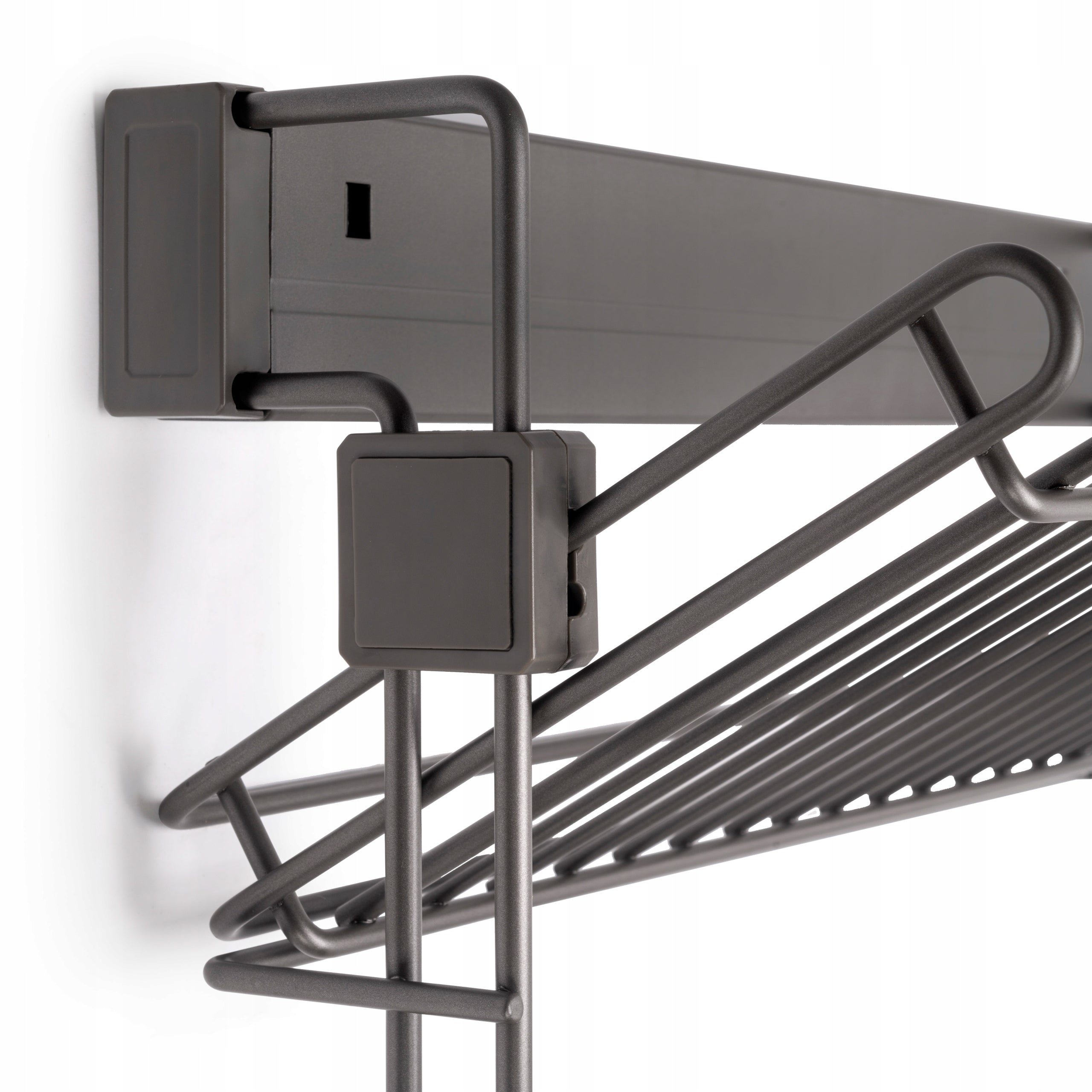 Emuca Retractable Shoe Shelf for Quartz Closet and Walk-in Wardrobe, Right Manufacturer code 6938552