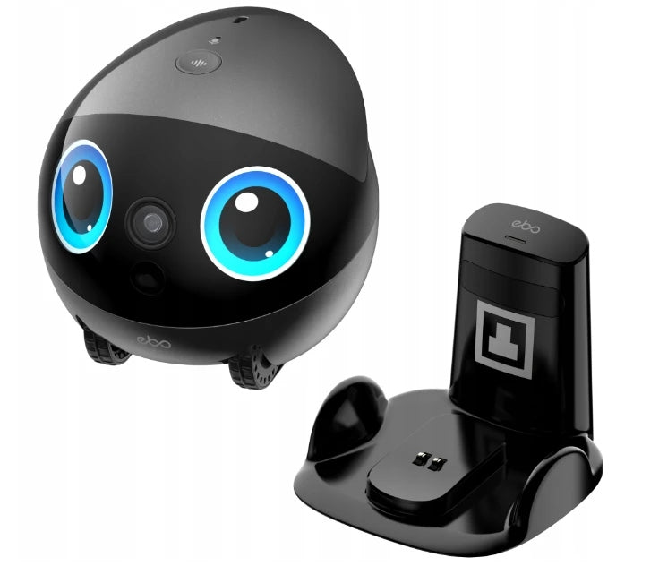 EnaBot EBO AIR 2 Plus Home Mobile Monitoring Robot with AI Camera Gray