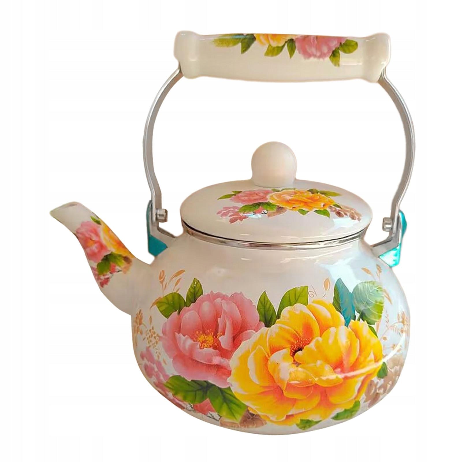 Enamel Tea Kettle with Handle Large Capacity Water Pitcher for Style C Brand no brand