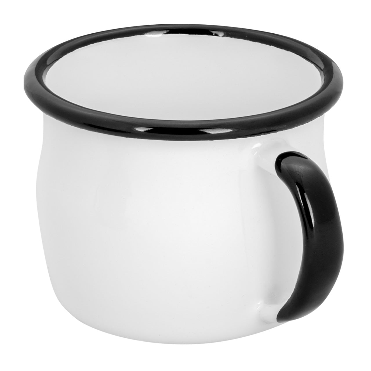 Enamel mug WHITE ALPINUS TOURIST LYNX 280ml Packaging status original