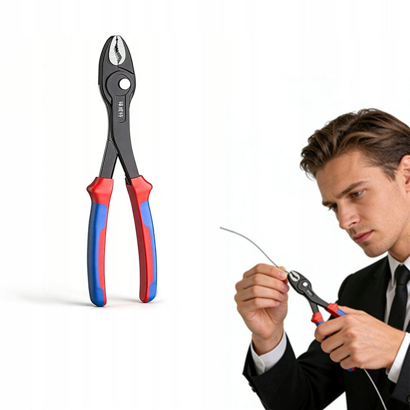 End-gripping pliers elongated adjustable 4-22mm