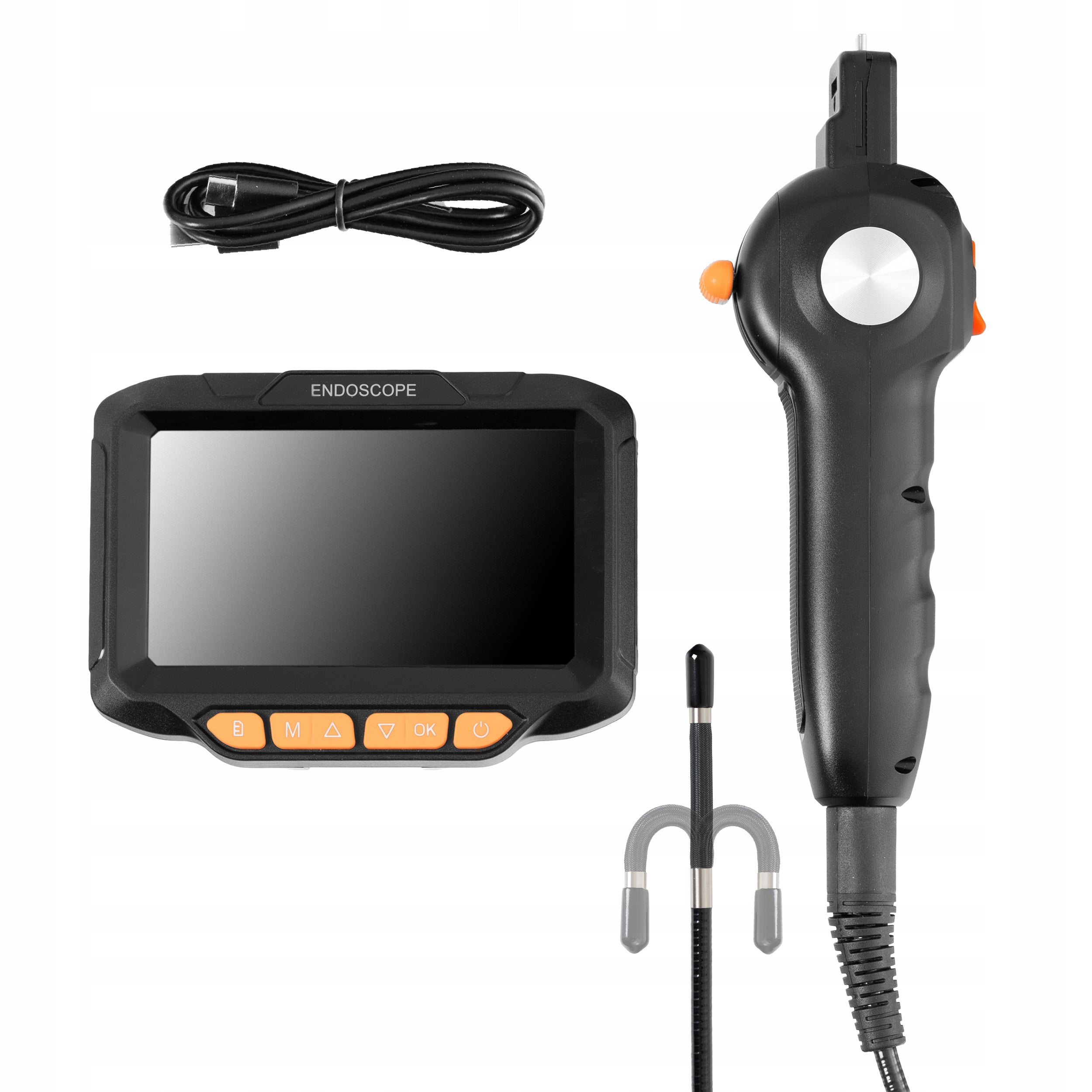 Endoscope Inspection Camera Moving Head 360 6mm For Engine Tube Borescope Brand Sevico