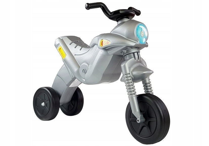 Enduro Tricycle Running Motorcycle Ride-On Silver Packaging status original