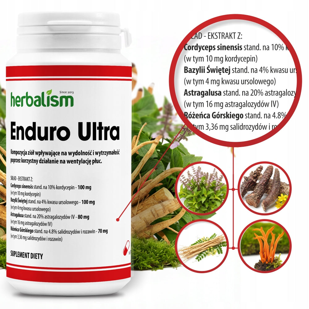 Enduro Ultra POWER- DURABILITY - PERFORMANCE Brand Herbalism