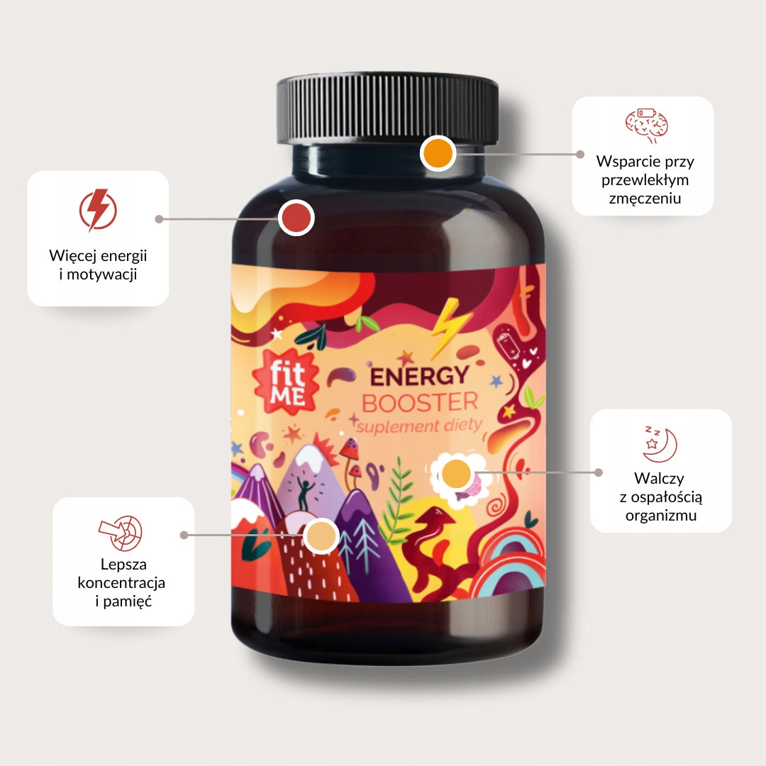 Energy Booster fitME - energy supplement and concentration 55g Packaging status original