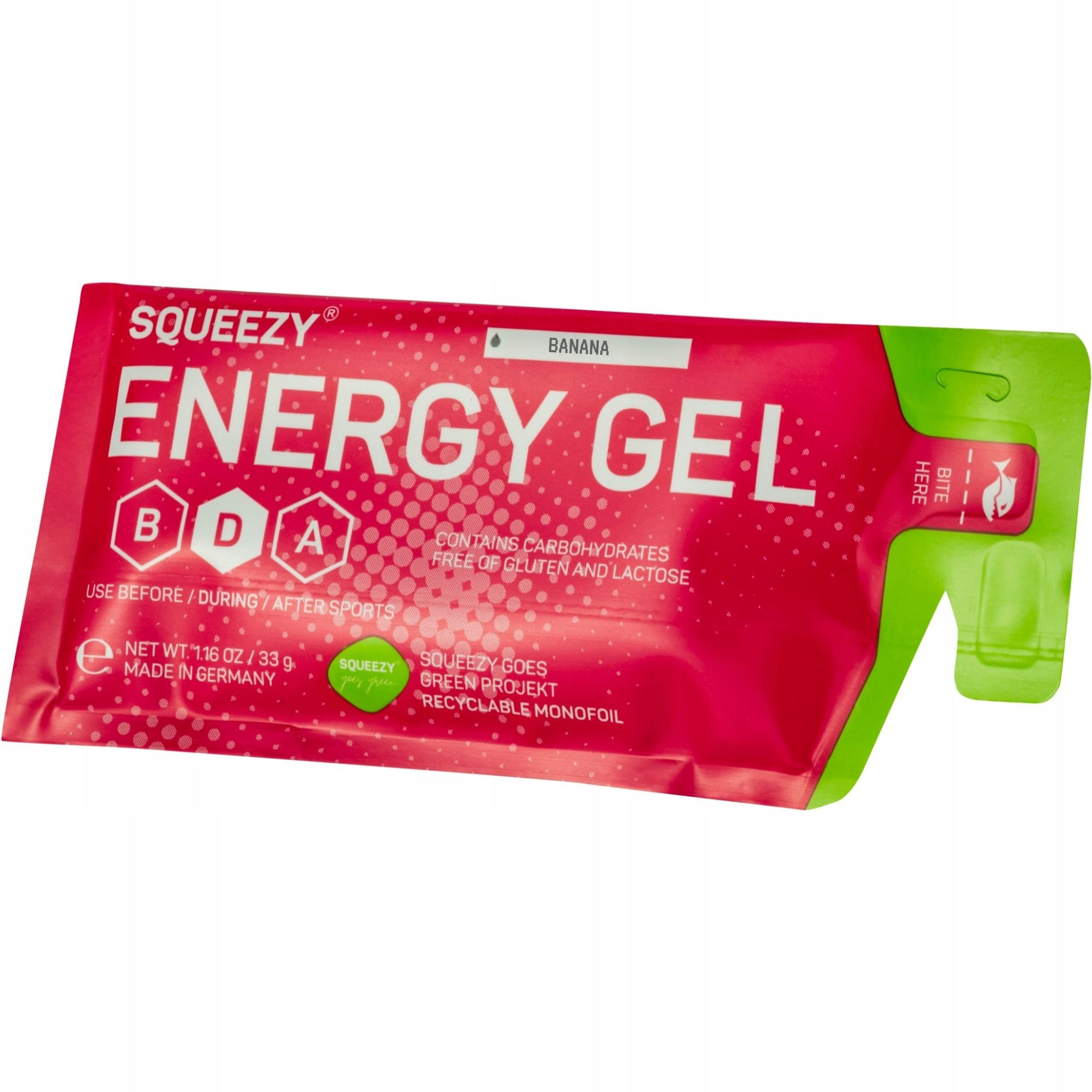 Energy Gel SQUEEZY 33 g Banana