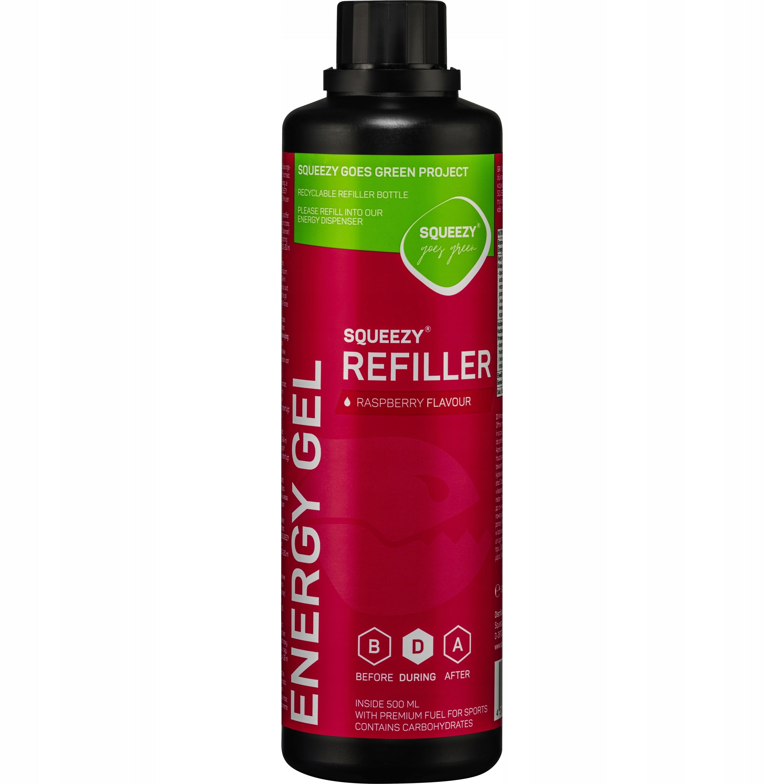 Energy Gel SQUEEZY REFILLER 500 ml Raspberry