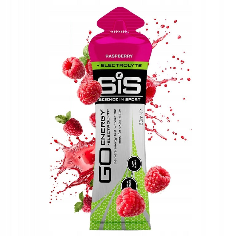 Energy Gel SiS GO Isotonic Energy Gel Raspberry Electrolytes 60 ml Expiration date not specified